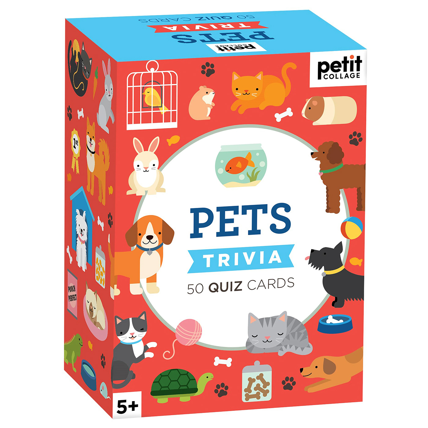 PETIT COLLAGE Petit Collage Trivia Soru Kartları - Pets