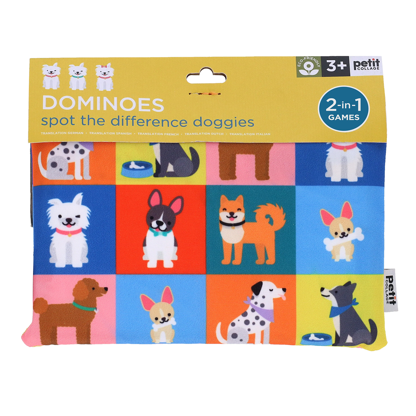 PETIT COLLAGE Petit Collage Domino Oyunu - Doggies