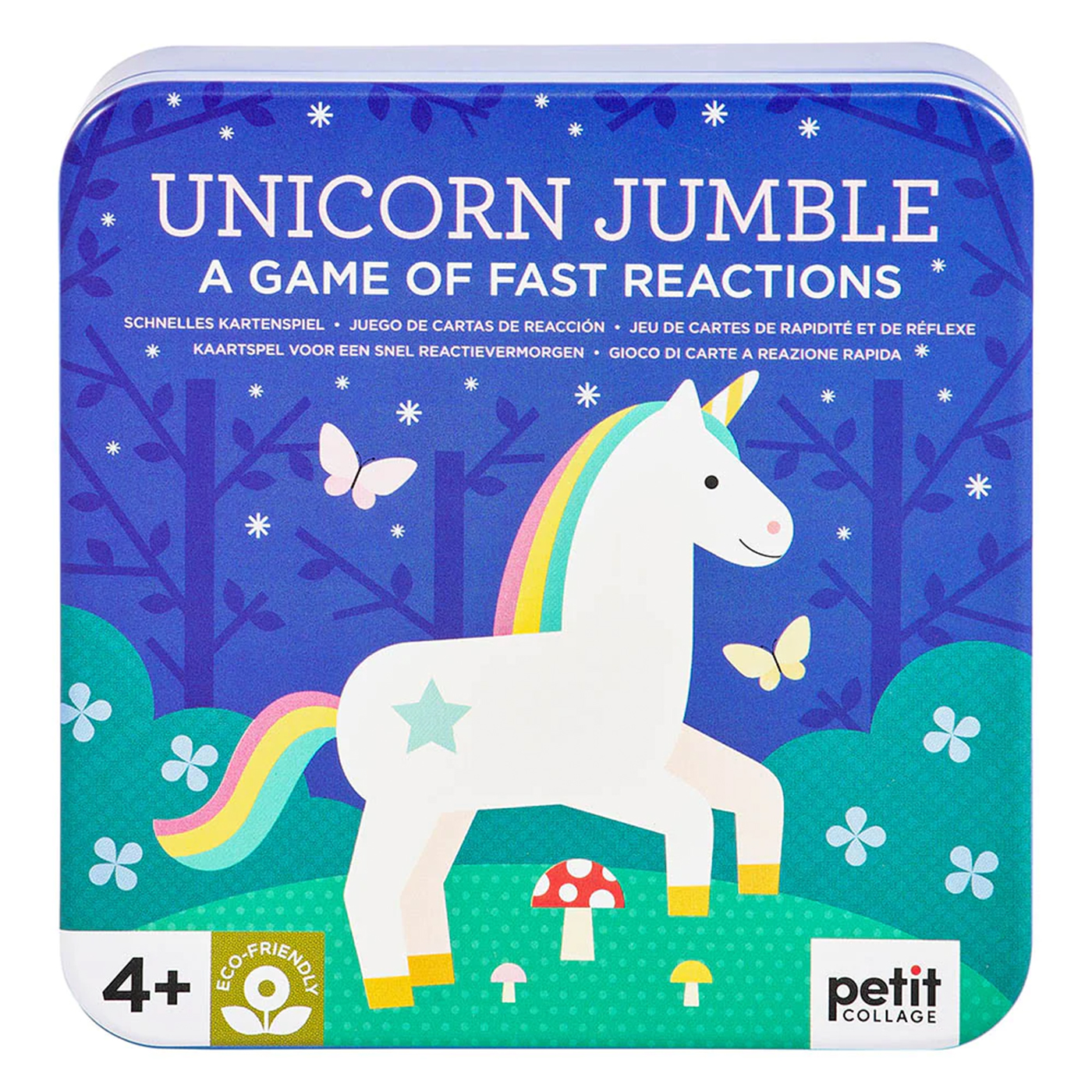 PETIT COLLAGE Petit Collage Kart Eşleştirme Oyunu - Unicorn Jumble