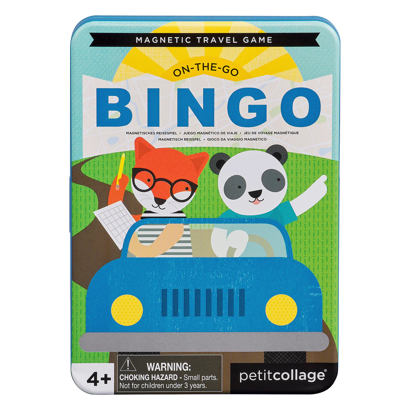 PETIT COLLAGE Petit Collage Taşınabilir Mıknatıslı Bingo Oyunu - On The Go