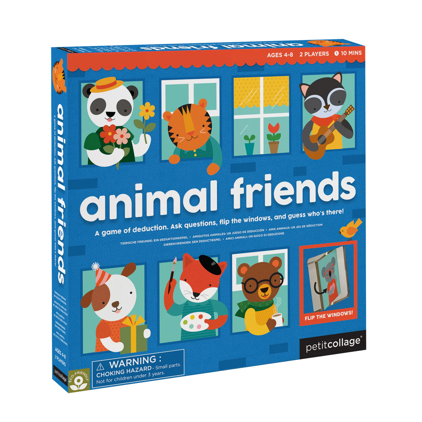 PETIT COLLAGE Petit Collage Bil Bakalım Kim Kutu Oyunu - Animal Friends