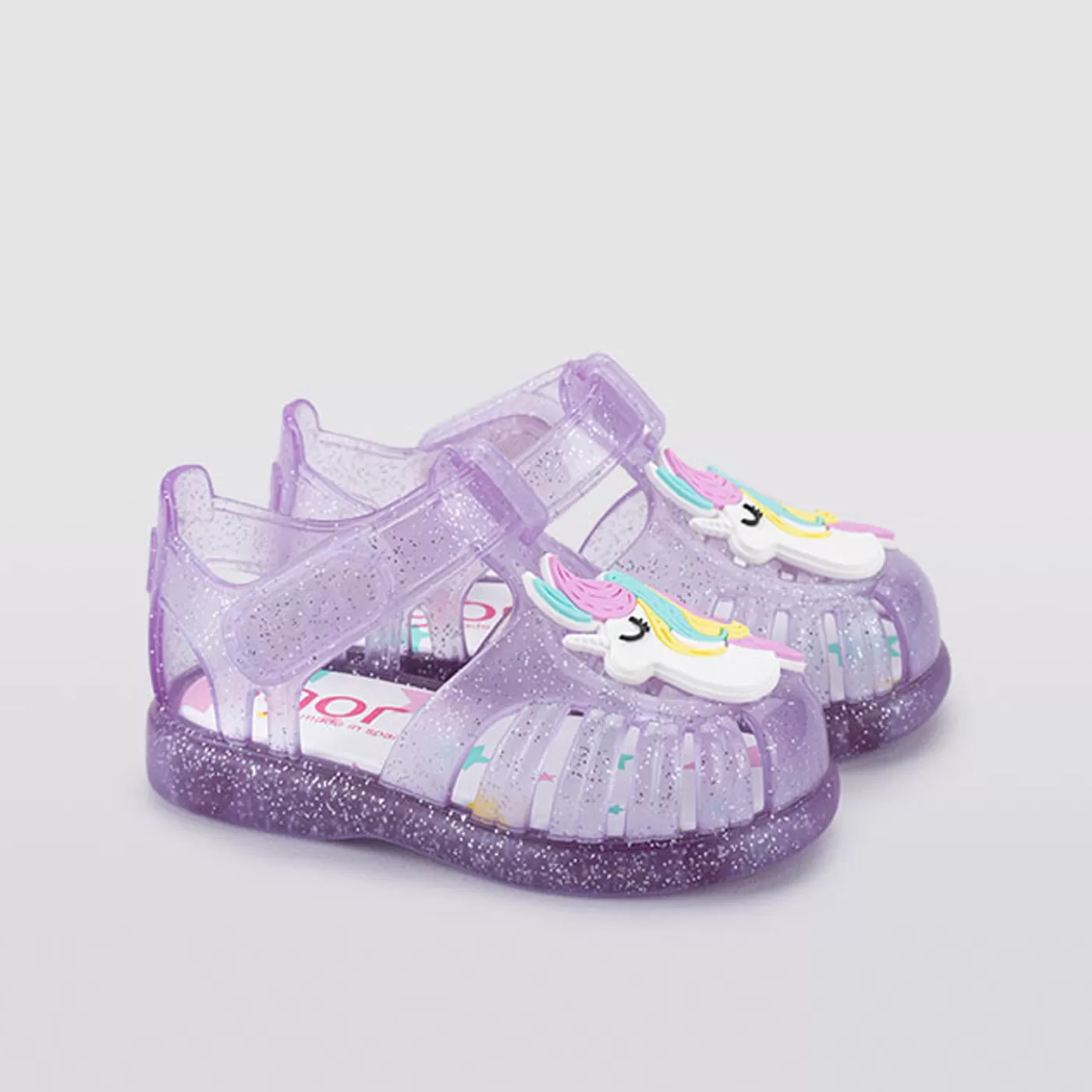 IGOR Igor S10309 Tobby Gloss Unicornio Çocuk Sandalet | Lilac Glitter