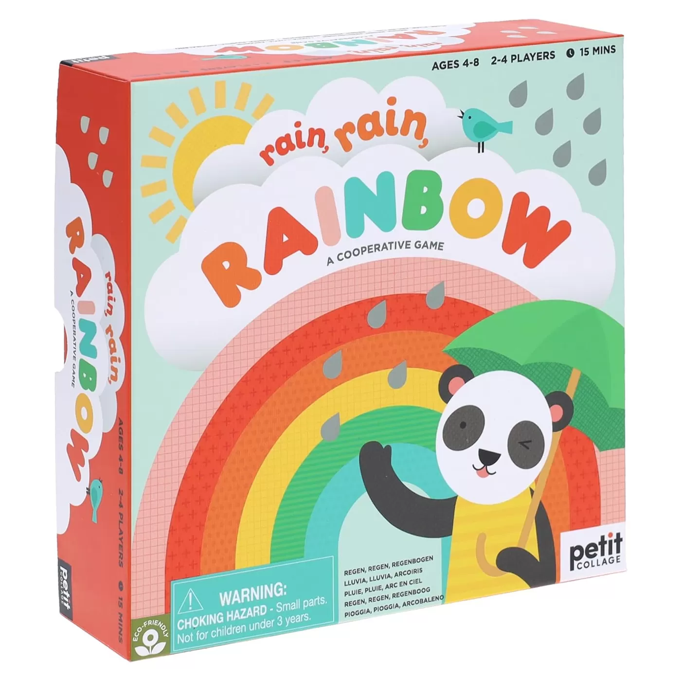 PETIT COLLAGE Petit Collage Rain Rain Rainbow Kutu Oyunu