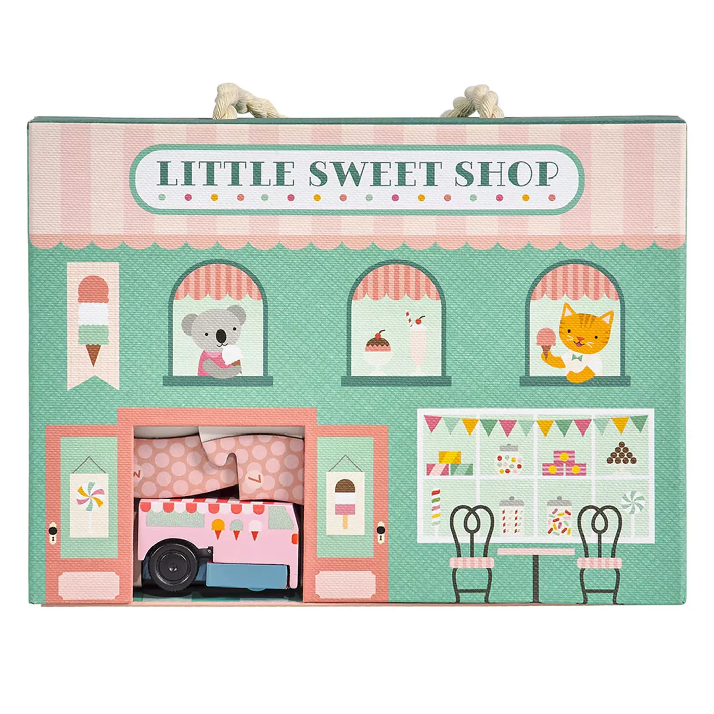 PETIT COLLAGE Petit Collage Wind Up Oyun Seti - Little Sweet Shop