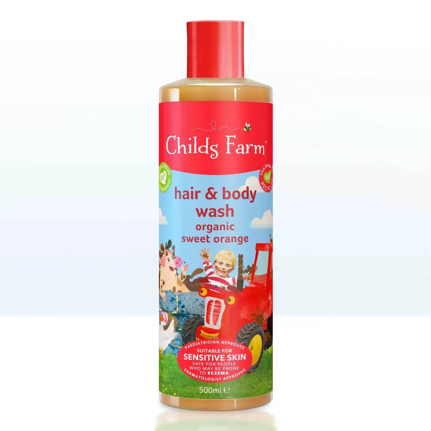 CHILDS FARM Childs Farm Organik Tatlı Portakal Özlü Saç ve Vücut Şampuanı 500ml