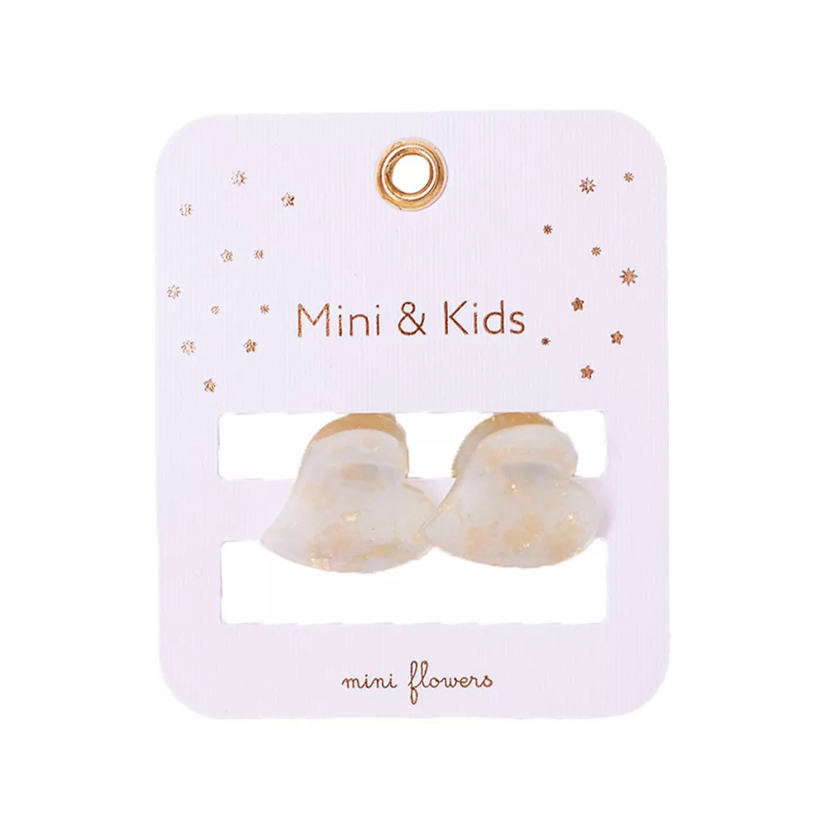 MINI AND KIDS Mini And Kids Heart 2'li Kemik Toka | Bej