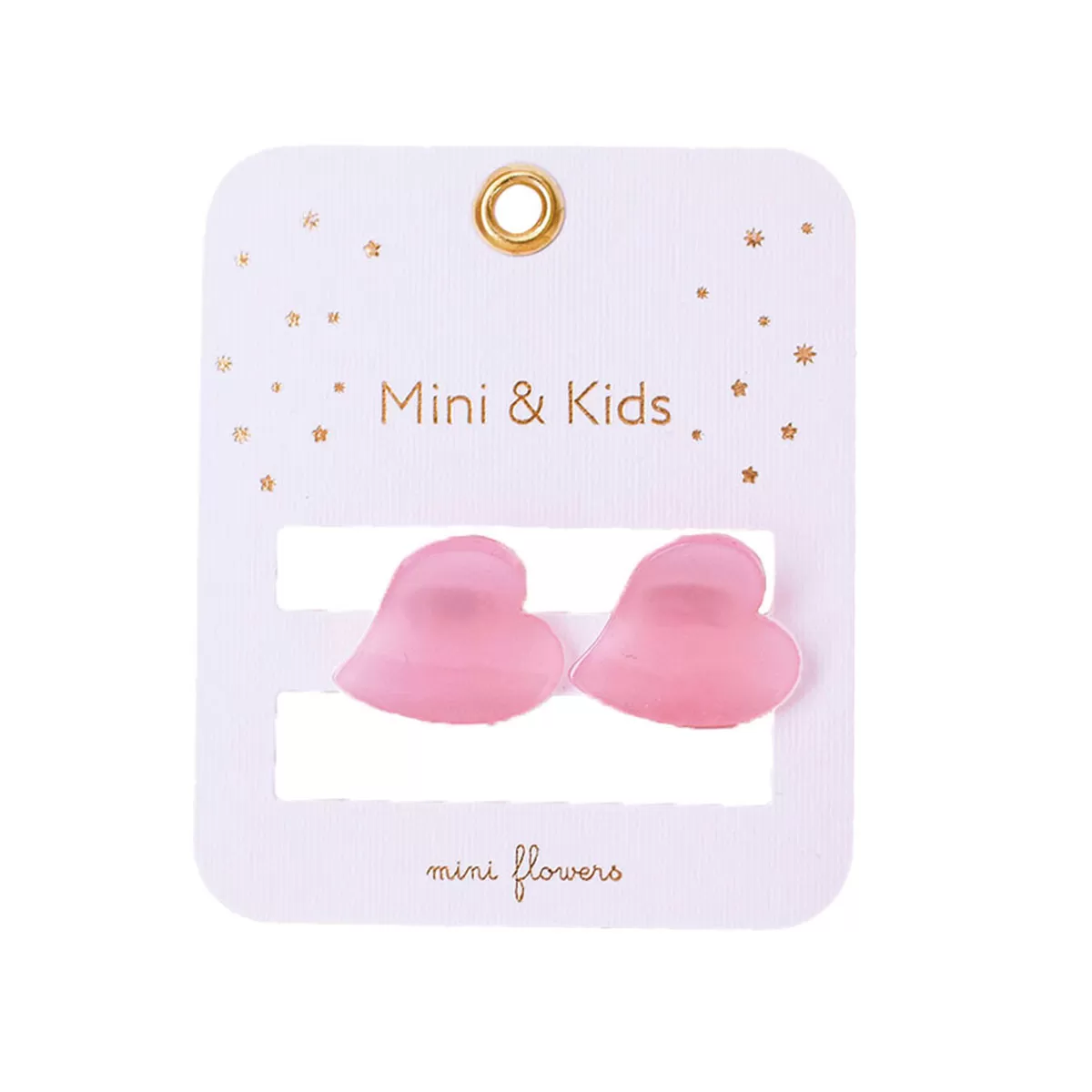 MINI AND KIDS Mini And Kids Heart 2'li Kemik Toka | Pembe